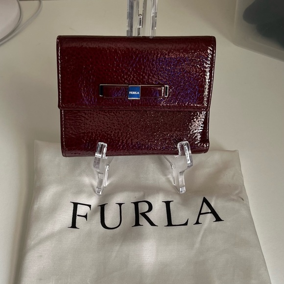 Furla Burgundy Leather Wallet NWOT - Picture 7 of 7